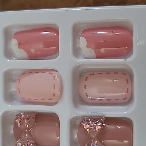 3D Bows & Flowers Press On Nails - Picture 16 of 16